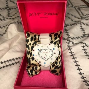 Betsey Johnson Heart Shaped Watch